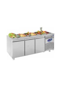 Resim Karacasan 474 Lt Üç Kapılı 700'lük Havuzlu Saladbar Buzdolabı Cs-tez 3 700-shs 