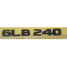 Resim Mercedes Uyumlu Yazı Glb 240 Siyah 