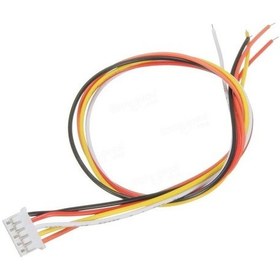 Resim Sanec 2mm 5pin Jst Ph Kablolu Konnektör Beyaz Takım 30cm - Çift Taraflı 