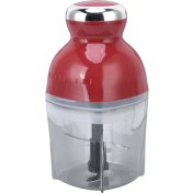 Resim Et Doğrayıcı, Et Işlemcisi Ergonomik Tasarım Abs Paslanmaz Çelik 500 ml Kapasiteli Mutfak ve Ev Kullanımı Için Ab Fişli Kırmızı (Yurt Dışından) 