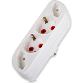 Resim Fetih Grup Priz Dörtlü Fişli Fetih 102-04 Y 