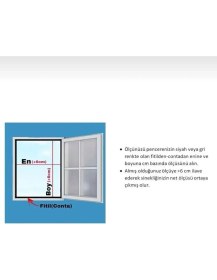 Resim ES Sineklik Plise Sineklik Pencere 