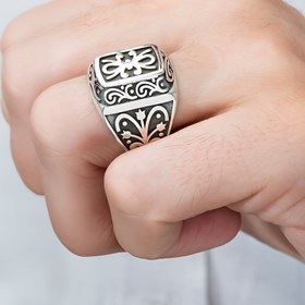 Resim Silverplus 925 Ayar Gümüş Kurtlar Vadisi Polat Alemdar Baron Yüzüğü 