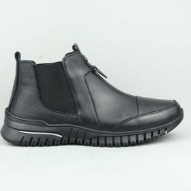 Resim Beety 23bk176.018 Ortopedik Yumuşak Lastikli Kadın Deri Bot Siyah 