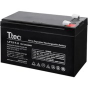 Resim Ttec 12V 7 Ah Bakımsız Kuru Akü 