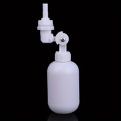Resim 1 adet Chrome Plastik Yüzen Topu Valfi Akvaryum Balık Tankı için - Su Tankı Kontrol Topu ile Yüzen Valf, Kolay Kurulum, Balık Tanklarında Su Akışını Düzenlemek için İdeal, Akvaryum Aksesuarı 