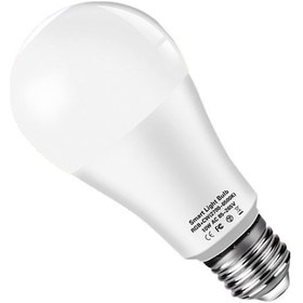 Resim E27 10w Wifi Akıllı Led Ampul Rgb Renkli, Parlaklık Ve Renk Ayarlı, Tuya/smart Life Uygulaması İle Ses Kontrollü Işık Kaynağı 