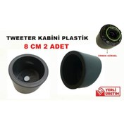 Resim Audiomax Oto 8cm Dome Midrange Tweeter Plastik Kabini 2 Adet 