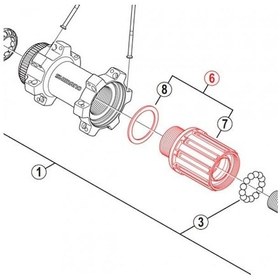 Resim Shimano Deore Xt Fh-m8010 Arka Göbek Flibber Y3tl98040 Siyah 