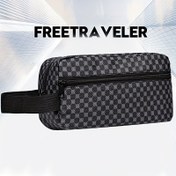 Resim Unisex Nötr Kare Rahat Omuz Çantası, Cüzdan, Kavramalı Çanta, Çapraz Çanta, Çok Katmanlı Sırt Çantası, Orta Yaşlı Kadınlar İçin Çapraz Çanta [Zipper Yönü Rastgele] 