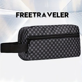 Resim Unisex Nötr Kare Rahat Omuz Çantası, Cüzdan, Kavramalı Çanta, Çapraz Çanta, Çok Katmanlı Sırt Çantası, Orta Yaşlı Kadınlar İçin Çapraz Çanta [Zipper Yönü Rastgele] 