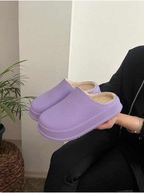 Resim AkınalBella İçi Kürklü Sıcak Astar Tam Ortopedik Ev İçi Hastane Doktor Hemşire Ahçı Terliği 