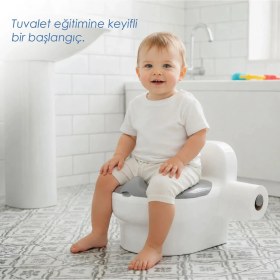 Resim Babyjem Bebeğimin İlk Tuvaleti Sifon Sesli Lazımlık Oturak 