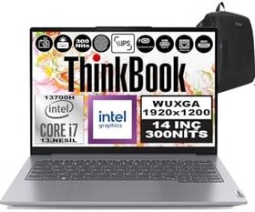 Resim Lenovo Thinkbook 14 G6 Irl Intel Core I7 13700H 48GB Ddr5 1tb SSD 14" Wuxga 300NITS IPS Windows 11 Pro Taşınabilir Bilgisayar 21KG004NTRP18 + Zetta Çanta 