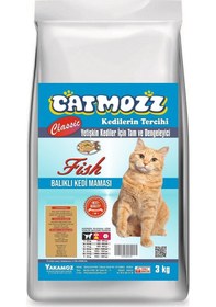 Resim Catmozz Classic Balıklı Yetişkin Kedi Maması 3 KG 