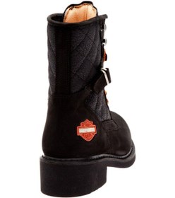 Resim Harley Davidson New Worker Black Nubuk Kadın Bot Siyah 