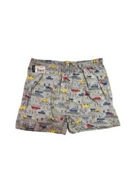 Resim Tutku 0254 Erkek Çocuk Empirme Desenli Boxer 6 Adet KARIŞIK RENK 