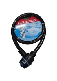 Resim Zoli Xbyc 4521 Anahtarlı Bisiklet Halat Kilit 15x1000 Mm Bisiklet Kilidi Siyah 