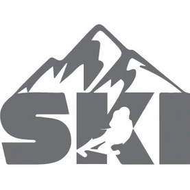 Resim Reysa Tasarım Ski Kayakçı Gri 17X10 cm 