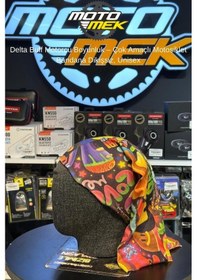 Resim Delta Buff Motorcu Boyunluk Çok Amaçlı Motosiklet Bandana Dikişsiz, Unisex 