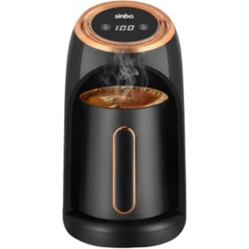 Resim Sinbo SCM-2990 Otomatik Türk Kahve Makinesi Rose Gold Renk 
