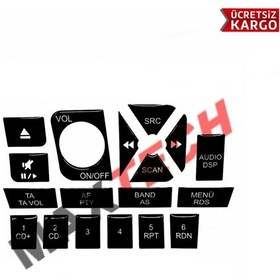 Resim Fiat Albea Teyp Tuş Takımı Pianoblack Albea Tuş Takı. 