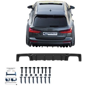 Resim Audı S6 / A6 S-line C8 Sedan-avant 2019-2023 Arka Difüzör / Aud 