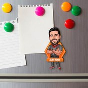 Resim Erkek Hakem Karikatürlü Buzdolabı Magneti 