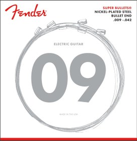Resim Fender 3250L Super Bullets Nickel Steel Elektro Gitar Teli (9-42) 