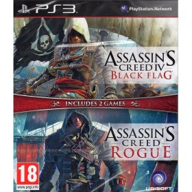 Resim Ps3 Assassins Creed 2li Özel Paket Rogue ve Black Flag 