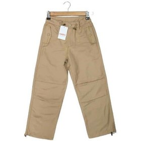 Resim Çikoby Kız Çocuk Beli Paçası Ayarlanabiilir Lastikli Kargo Pantolon-13561-camel Camel 