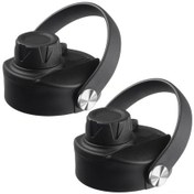 Resim Xindoker 32/40 Unça Geniş Açık Su Bardakları İçin Esnek Tutamaklı İki Adet Değiştirme İçme Kapağı 