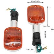 Resim Motosiklet Arka Kuyruk Işık 2x Motosiklet Yön Dönüş Işıkları Vintage Modifiye 2pcs İspanya 1 ADET 