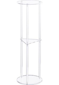 Resim Sones 3 Katlı Akrilik Yuvarlak Masa Yatak Odası Oturma Odası Şarap Masası 130 Diğer 