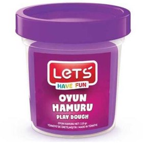 Resim Lets Oyun Hamuru Tek Renk Mor 110 GR L8440-9 