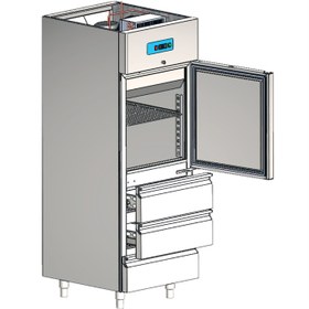 Resim CSA Karacasan (430 Çelik) 3 Çekmeceli Dikey Buzdolabı(430 Çelik) 