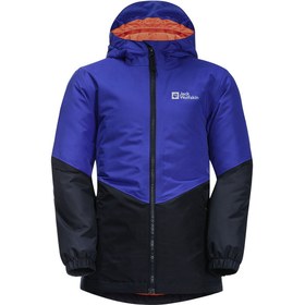 Resim Jack Wolfskin Trios Jacket K Çocuk Outdoor Ceketi Mavi 