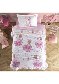 Resim Clasy Tek Kişilik Genç Ranforce Nevresim Takımı Ballerina Görsel 