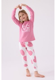 Resim Rolypoly Kız Çocuk Pembe Pijama Takımı Rp3470-c-v1 Pembe 