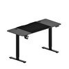 Resim Adore Mobilya Gaming Elevator-X Yükseklik Ayarlı Oyuncu Masası - Siyah 160x72-117x75 CM 