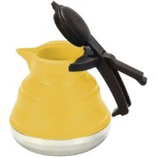 Resim Mutfak Katlanabilir Silikon Su Kahve Demlik Sarı 