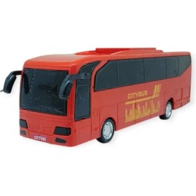 Resim Aesco Sürtmeli Tur Otobüsü - 23 cm - Kırmızı 