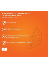 Resim Voop Vitamin C + Yoğun Aydınlatıcı Leke Karşıtı Serum 30 ML 