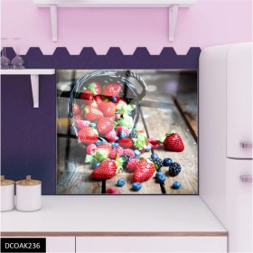 Resim Cam Ocak Arkası Koruyucu Ankastre Arkası Koruyucu | Çilek 