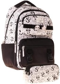 Resim Sweet Kız Çocuk Panda Baskılı Okul Sırt Çantası ve Kalemlik Seti - SETCC-C4059C 