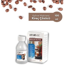 Resim Acto Antı-calc 100 Ml Kahve Makinaları İçin Sıvı Kireç Çözücü 