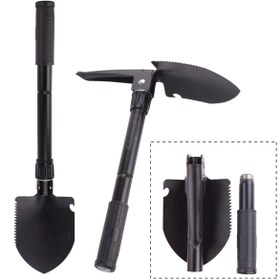Resim Hype Store pratikoutdoor Multitool Katlanır Kürek, Balta, Bıçak, Testere, Çekiç, Çapa Seti 