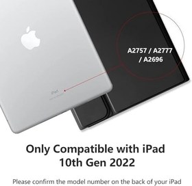 Resim UnDePlus iPad Pro 11inç M4/M5 ile uyumlu Kılıf Kablosuz Klavyeli Case Mobax 2024/2025 