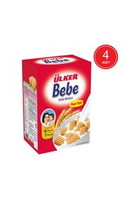 Resim Ülker 12 Vitamin 7 Mineral Sütlü Bebe Bisküvisi 4 x 800 G 