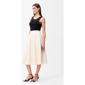 Resim Love My Body Kloş Etek Vanilya 127LO015000 